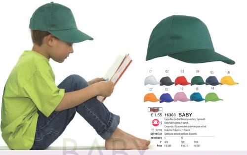 CAPPELLINI CON VISIERA PER BAMBINI 